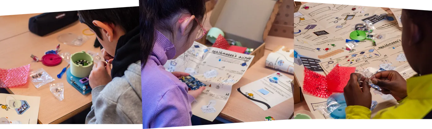 Des enfants en atelier Wubo