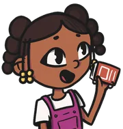 Enfant avec son calpin