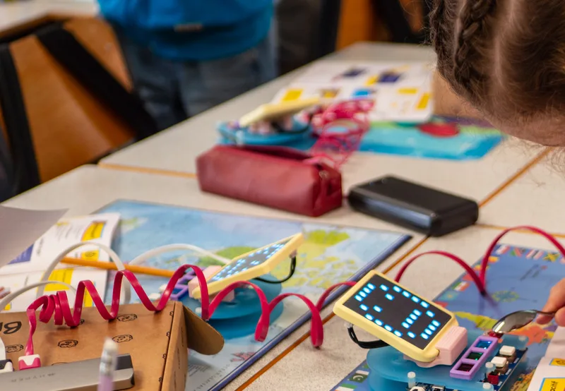 Une classe en plein atelier Tech It